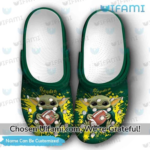 Personalized Oregon Ducks Crocs Baby Yoda Oregon Ducks Gift