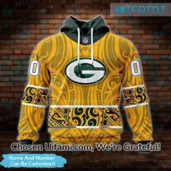 Personalized Packers Hoodie 3D Bold Green Bay Packers Fathers Day Gifts