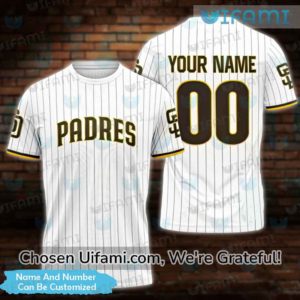 Youth Padres Shirt 3D Novelty San Diego Padres Gift - Personalized