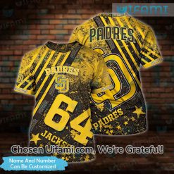 Personalized Padres Vintage Shirt 3D Latest San Diego Padres Gift Best selling