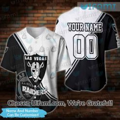Personalized Raiders Baseball Jersey Button Up Unique Raiders Gifts