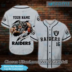 Personalized Raiders Baseball Style Jersey Astonishing Raiders Gift Ideas