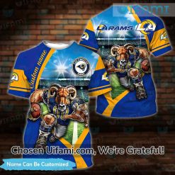 Personalized Rams Vintage Shirt 3D Exciting LA Rams Gift