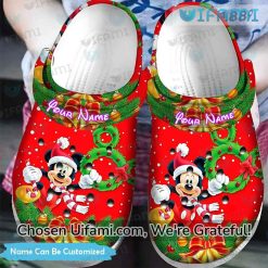 Personalized Red Mickey Mouse Crocs Christmas Mickey Mouse Gift
