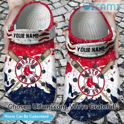Personalized Red Sox Crocs Simple Boston Red Sox Gift 1
