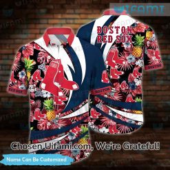 Personalized Red Sox Hawaiian Shirt Last Minute Boston Red Sox Gift