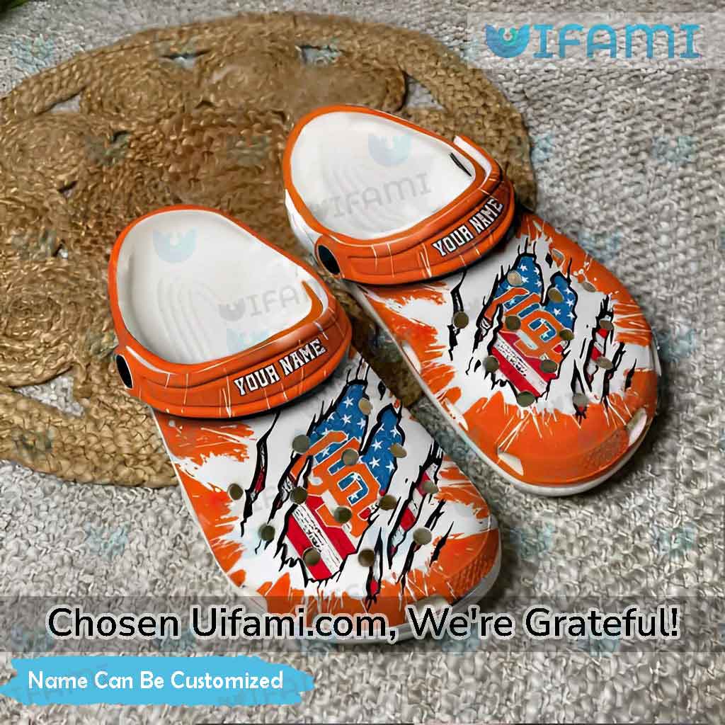 Personalized SF Giants Crocs Popular San Francisco Giants Gift -  Personalized Gifts: Family, Sports, Occasions, Trending