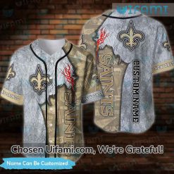 Personalized Saints Baseball Jersey Affordable Jesus Christ New Orleans Saints Gifts For Him