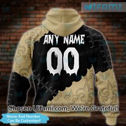 Personalized Saints Hoodie Womens 3D Brilliant New Orleans Saints Gifts For Her 3