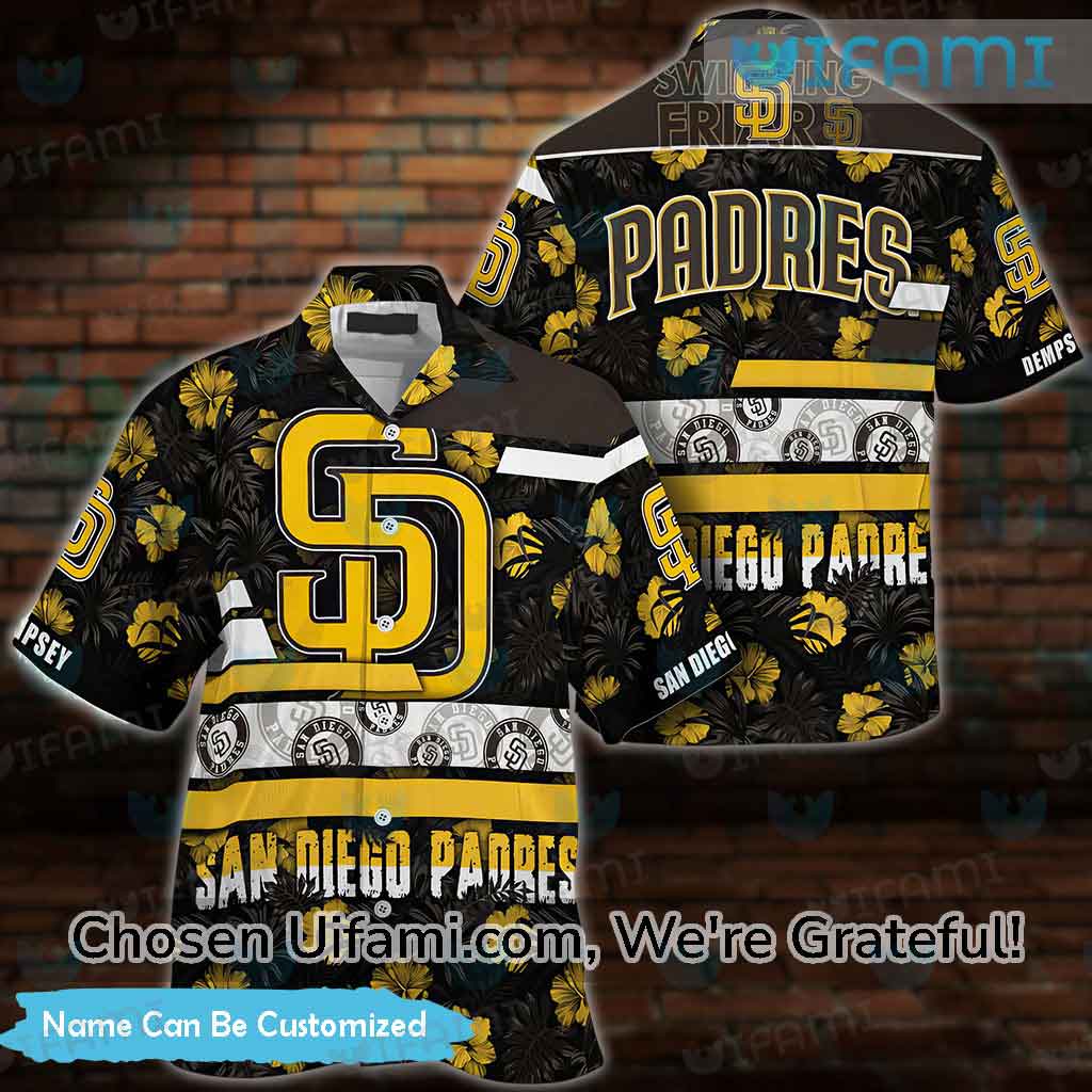 Custom San Diego Padres Hawaiian Shirt Detailed Padres Gift