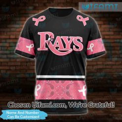 Personalized Tampa Bay Rays TShirts 3D Breast Cancer Rays Gift