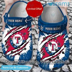 Personalized Texas Rangers Crocs Unique Texas Rangers Gifts