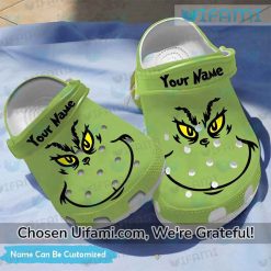 Personalized The Grinch Crocs Valuable Grinch Themed Gift Best selling