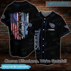 Personalized Titans Baseball Jersey USA Flag Tennessee Titans Gift Ideas