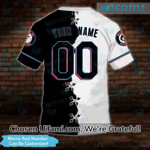 Personalized Vintage Marlins Shirt 3D Spirited Miami Marlins Gifts