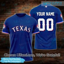 Personalized Vintage Texas Rangers Shirt 3D Promising Texas Rangers Gift