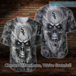 Personalized White Sox Jersey Most Important Skull Chicago White Sox Gift