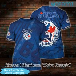 Personalized Youth Blue Jays Shirt 3D Fascinating Toronto Blue Jays Gift Best selling