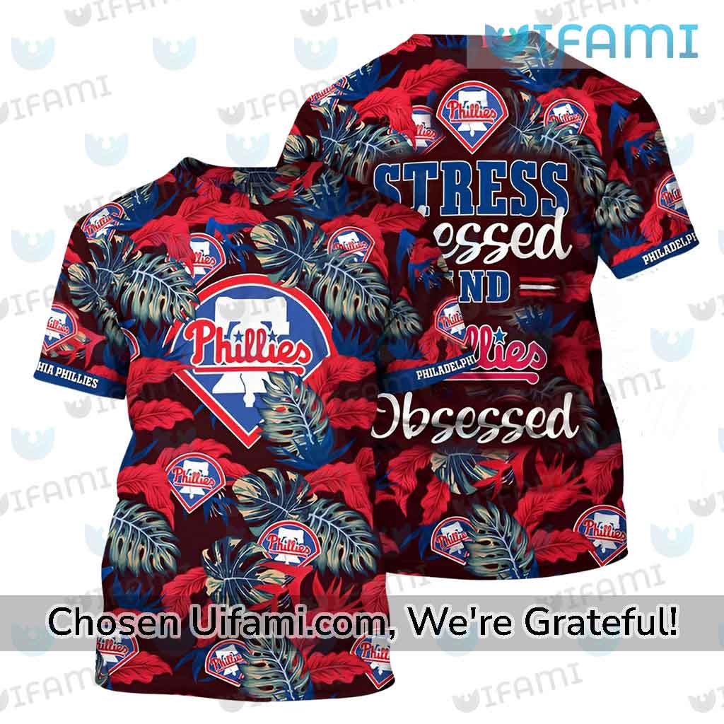 Womens Phillies Shirt 3D Dazzling Philadelphia Phillies Gift
