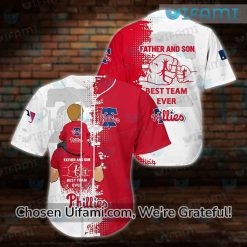 Phillies Baseball Jersey Father And Son Best Team Philadelphia Phillies Gift
