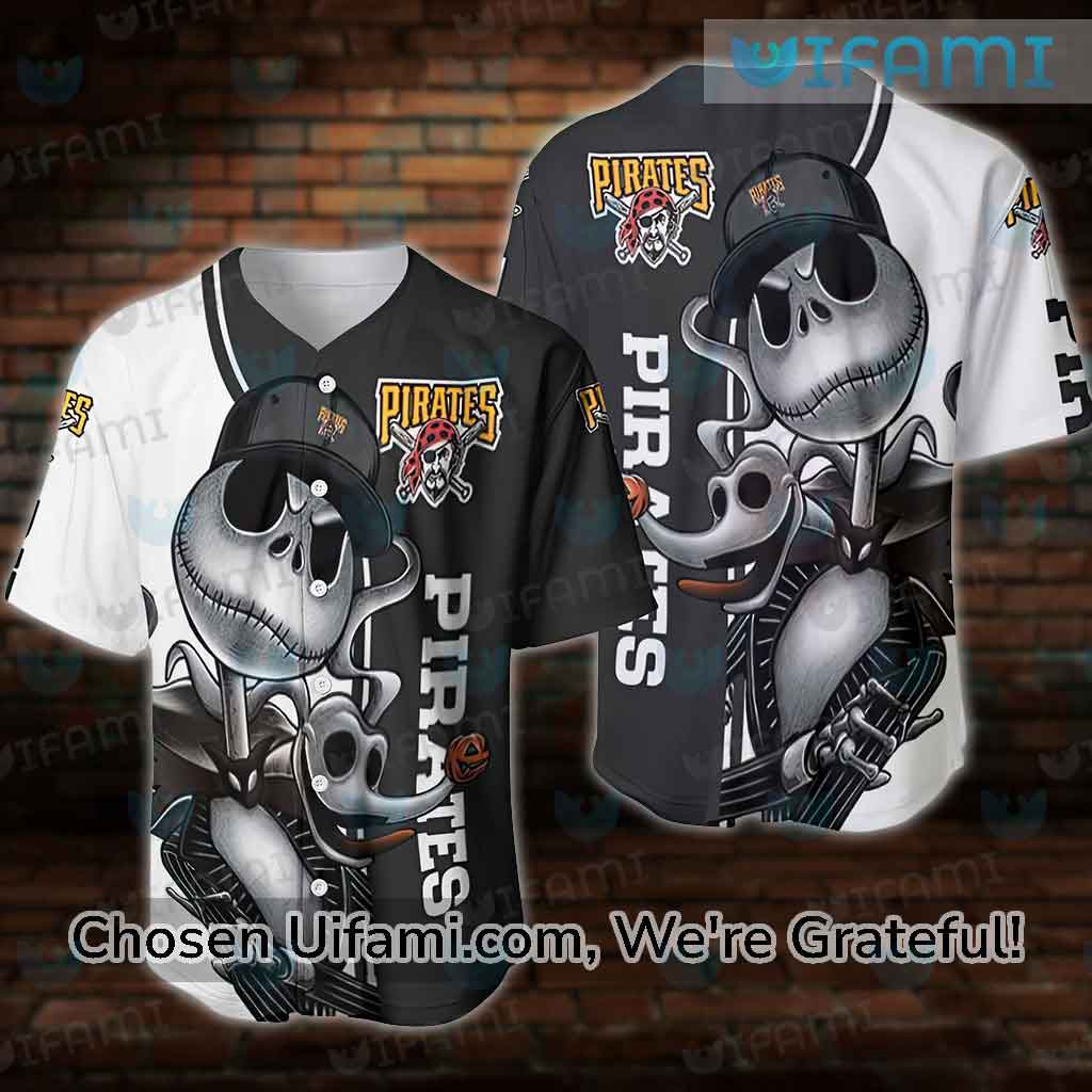 AVAILABLE Pittsburgh Pirates NCAAF jack skellington and zero 12345 Gift for  lover Baseball Jersey