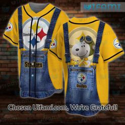 Pittsburgh Steelers Baseball Jersey Exciting Snoopy Gift For Steelers Fan