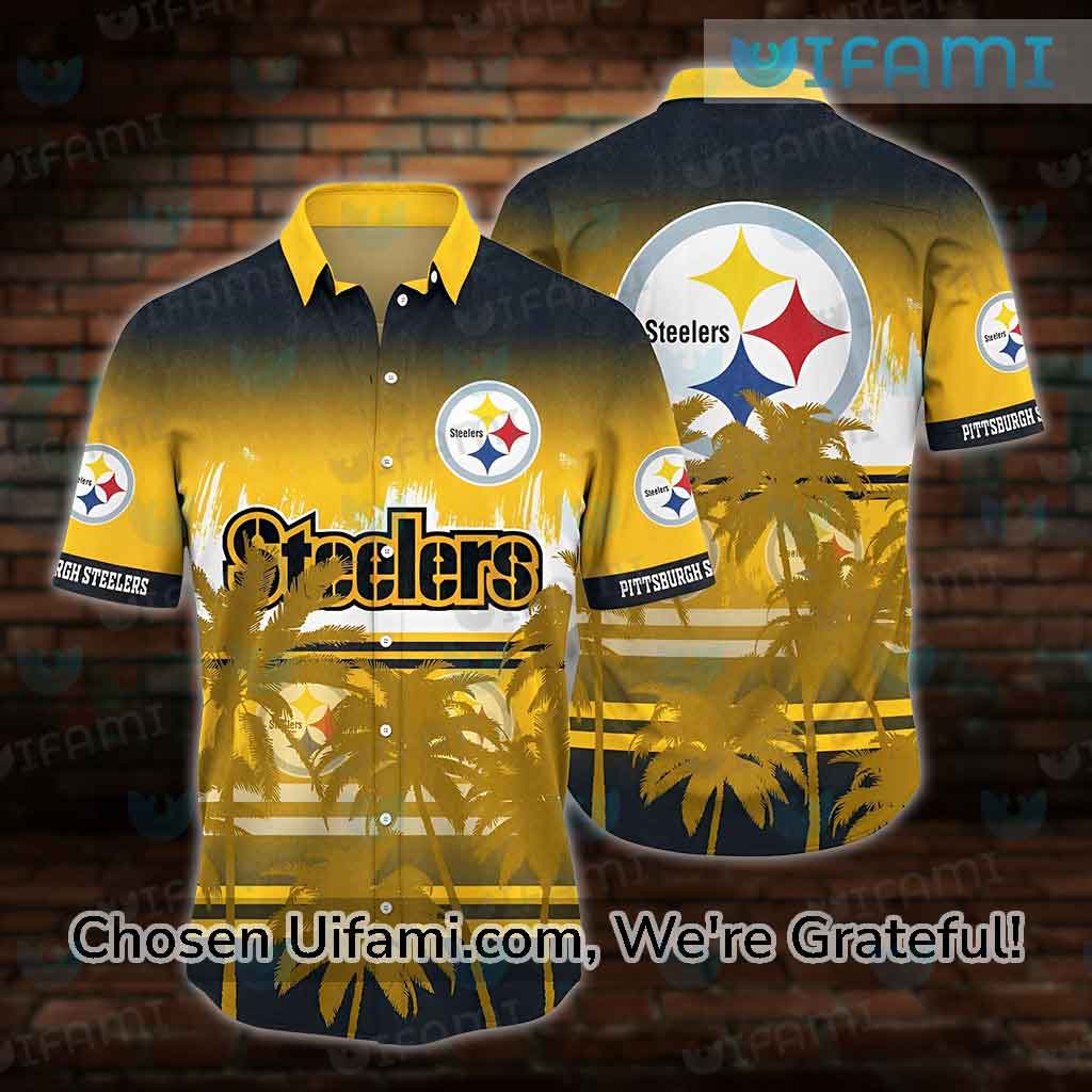 Steelers Hawaiian Shirt Nfl Pittsburgh Steelers Flower For Fans Sikhiarts  Cool Hawaiian Shirts - Upfamilie Gifts Store