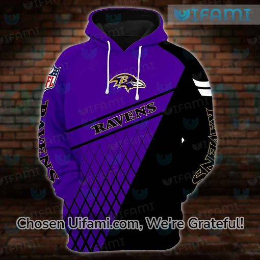 Purple Ravens Hoodie 3D Colorful Baltimore Ravens Gift