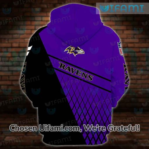 Purple Ravens Hoodie 3D Colorful Baltimore Ravens Gift