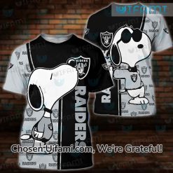 Raiders Shirt Men 3D Brilliant Snoopy Raiders Gifts For Him