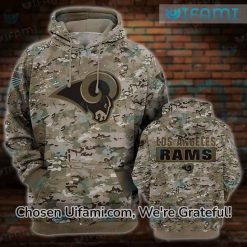 Rams Military Hoodie 3D Fun Camo Rams Gift Ideas