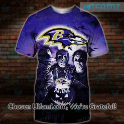Ravens Shirt Jason Voorhees Michael Myers Freddy Krueger Baltimore Ravens Gift