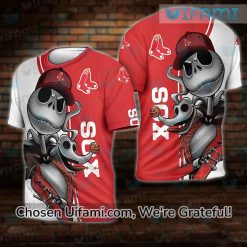 Red Sox Shirt Men 3D Inspiring Jack Skellington Gifts For Boston Red Sox Fans