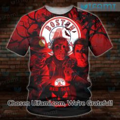 Red Sox T-Shirts 3D Jason Voorhees Michael Myers Freddy Krueger Gift