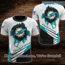 Retro Dolphins Shirt 3D Outstanding Miami Dolphins Gift
