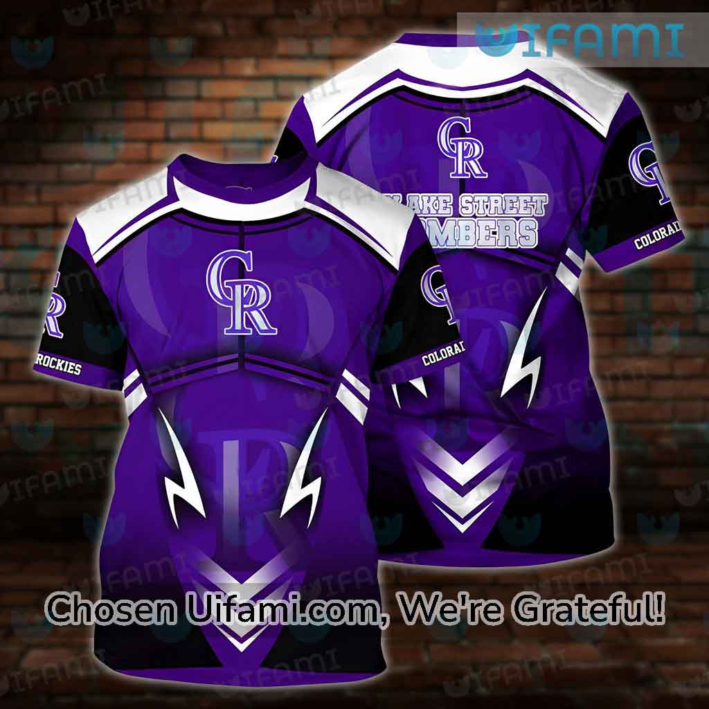 Vintage Colorado Rockies Shirt 3D Graceful Rockies Gifts - Personalized  Gifts: Family, Sports, Occasions, Trending