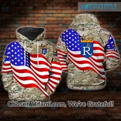 Royals Hoodie 3D Shocking USA Flag Camo KC Royals Gift