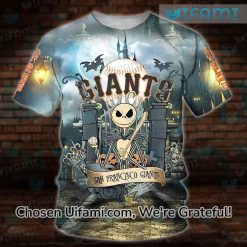 SF Giants Shirt 3D Jack Skellington Halloween San Francisco Giants Gift Ideas