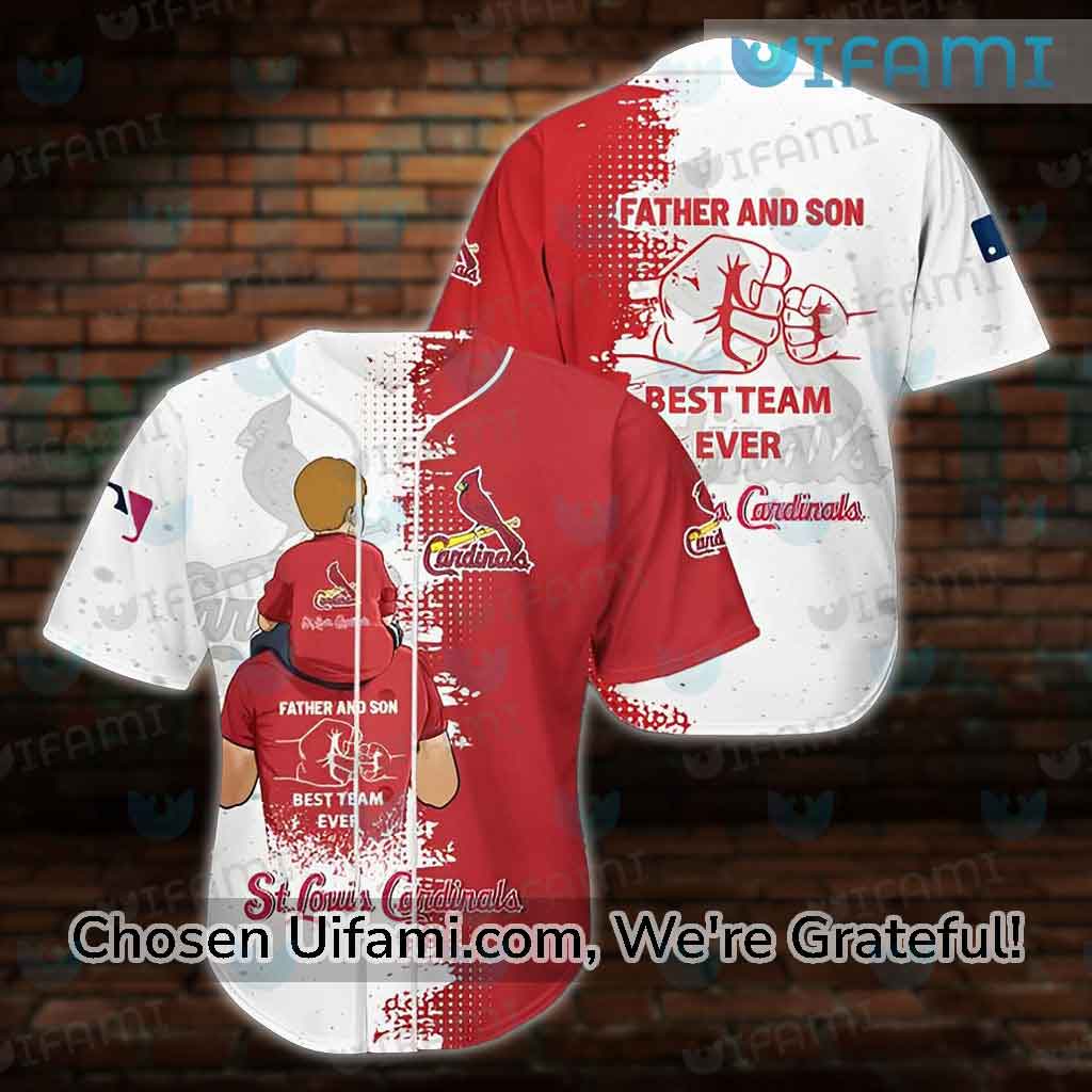 STL Cardinals Jersey Father And Son St Louis Cardinals Gifts For Dad -  Personalized Gifts: Family, Sports, Occasions, Trending