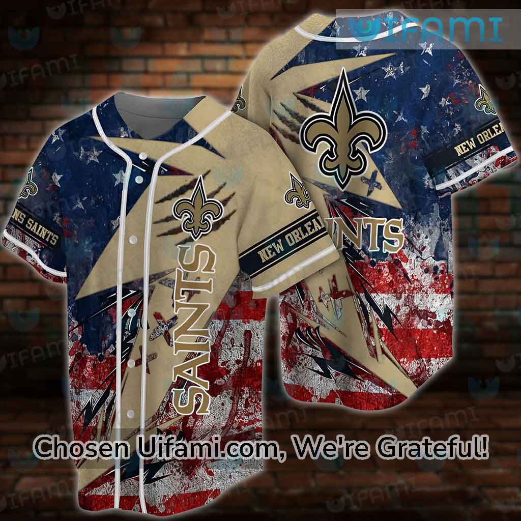 New Orleans Saints Personalized Baseball Jersey Gift - Jomagift