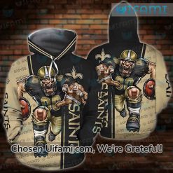 Saints Hoodie Mens 3D Affordable Mascot New Orleans Saints Gift