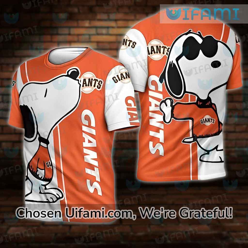 San Francisco Giants Womens Apparel 3D Cool Snoopy SF Giants Gifts For Her  - Personalized Gifts: Family, Sports, Occasions, Trending