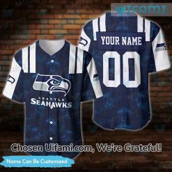 Seahawks Baseball Jersey Personalized Shocking Seattle Seahawks Gift