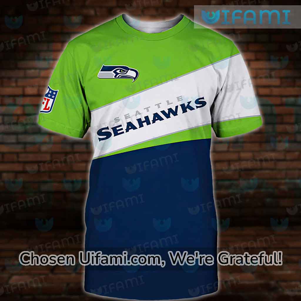 Seahawks T-Shirt Men 3D Perfect Seahawks Gifts For Dad - Personalized  Gifts: Family, Sports, Occasions, Trending