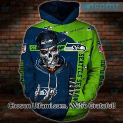 Seahawks Pullover Hoodie 3D Beautiful Skeleton Seattle Seahawks Gift