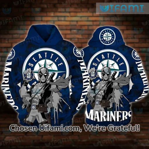 Seattle Mariners Hoodie 3D Greatest Deadpool Mariners Gift