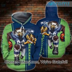 Seattle Seahawks Hoodie Youth 3D Playful Mascot Gifts For Seahawks Fans