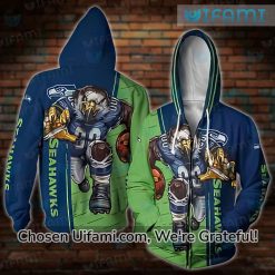 Seattle Seahawks Hoodie Youth 3D Playful Mascot Gifts For Seahawks Fans