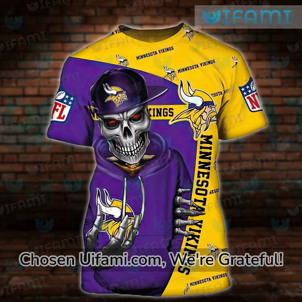 MN Vikings T-Shirt 3D Surprise Skol Vikings Minnesota Vikings Christmas  Gifts - Personalized Gifts: Family, Sports, Occasions, Trending