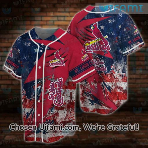 St Louis Cardinals Jersey Cheap Colorful USA Flag STL Cardinals Gifts